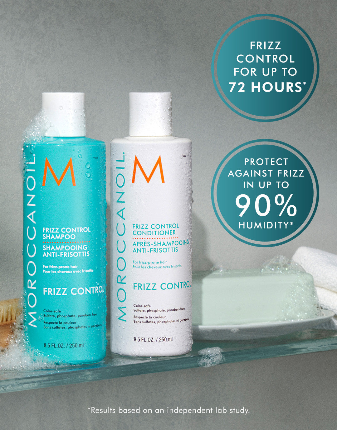 Frizz Control Shampoo & Conditioner Bundle - Image 2